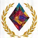 First Win achievement badge, a golden laurel wreath