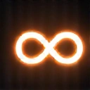 Infinity symbol icon representing endless fun