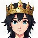 Stylized avatar icon with a crown and intricate details, representing a unique in-game avatar.